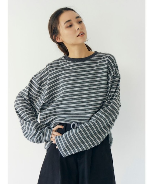 マルチボーダーロングスリーブTee