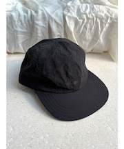 コードデザインナイロン混キャップ