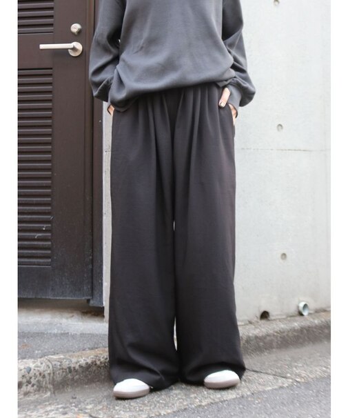 【WEB限定】ウエストギャザーデザインラフパンツ
