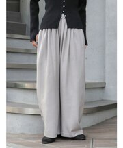 【WEB限定】ウエストギャザーデザインラフパンツ