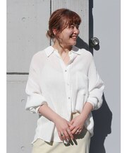 楊柳ビッグルーズシャツ