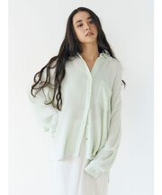 楊柳ビッグルーズシャツ