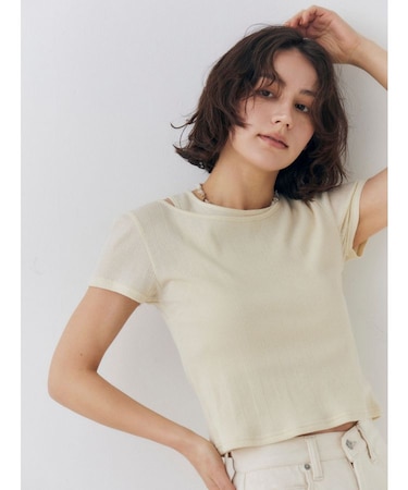 ショルダーデザインシアーTee