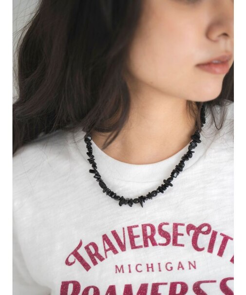 ストーンデザインネックレス