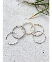 ５連デザインリング