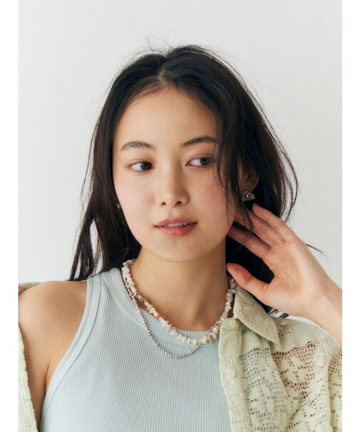 ビーズコンビネックレス