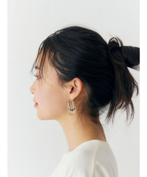 ニュアンスデザインクリアピアス