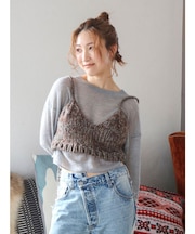 モヘア混シアーニット