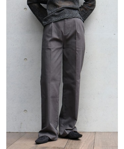 ストレッチチノフレアパンツ