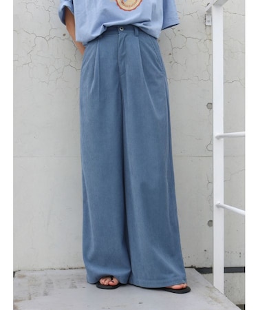 コーデュロイストレートパンツ