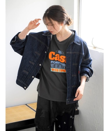 ルーズシルエットデニムジャケット
