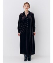シアーベロアキャミワンピース