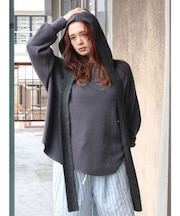 ルーズシルエットワッフルロングスリーブTee