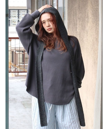 ルーズシルエットワッフルロングスリーブTee