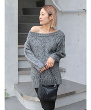 ワンショルビッグニット