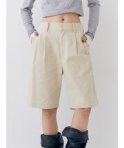 タックデザインハーフパンツ