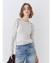 ベロアレイヤードロングスリーブTee