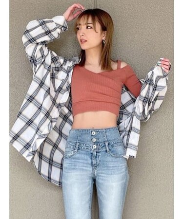 original check BIG シャツ