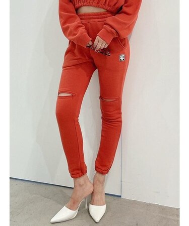 【セットアップ着用可】GYDA×DC KNEE ZIPスウェットパンツ