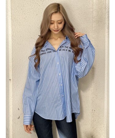 FRONT LOGO BIGシャツ