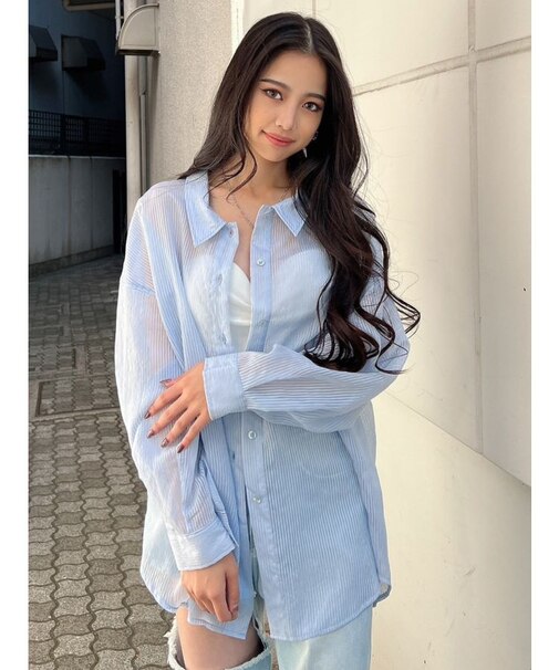 SHEER LOOSEシャツ