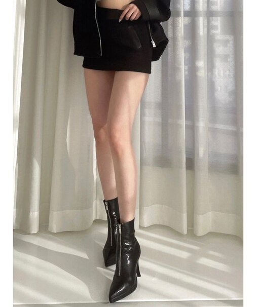 【セットアップ着用可】Spring Tweed スカートライクショートパンツ