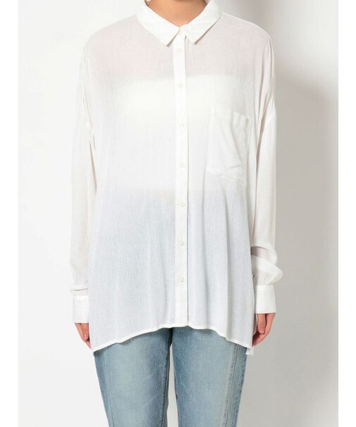 楊柳シアーBIG シャツ
