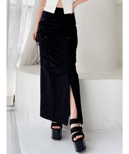 【新品未使用タグ付き】GALARIE VIE ドローストリングジャガードパンツ SCULPTOR（スカルプター）の「Trunk Layered Jogger Pants