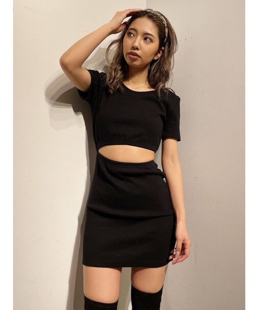 SIDE OPENテレコミニワンピース