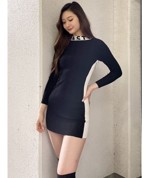 FASTEジャカードニットワンピース