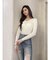 VネックリブニットTOPS