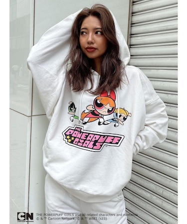 【SETUP着用可】THE POWERPUFF GIRLS×GYDA BIG パーカー