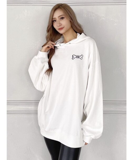 GYDALMATIAN バルーンスリーブ スウェットパーカー