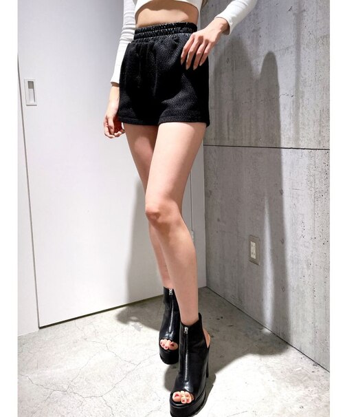 サイドラインツイードショートパンツ