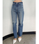 ハイウエスト HIGH-END STRAIGHT SLIM デニムパンツ