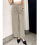 ハイウエストストレートパンツ