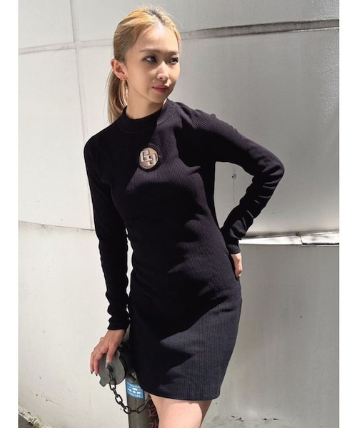 GG MOLDリブニットワンピース｜ジェイダの通販｜&mall（アンドモール