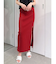 DEEPスリットリブLONGスカートライクショートパンツ