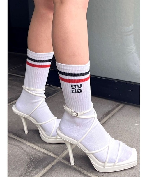 ラインミュールサンダル