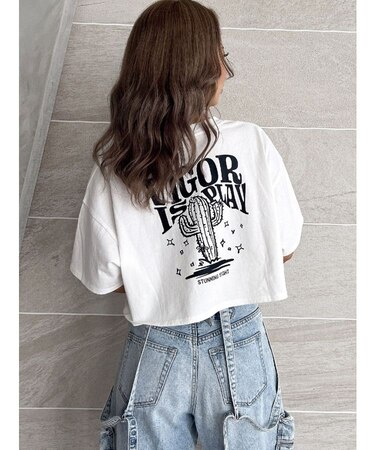 VIGOR IS PLAYショートLOOSE Tシャツ