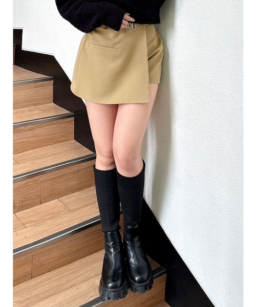 Symmetry GYDAラップスカートライクショートパンツ｜ジェイダの