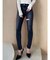 ハイウエストthigh highダメージデニムパンツ