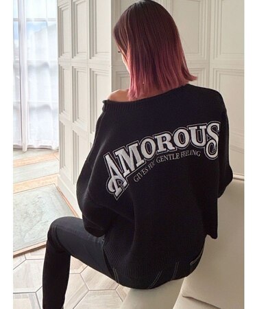 AMOROUS LOOSEニットトップス