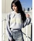 PRESH short ニットパーカー