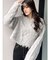 モヘアタッチシャギーショートニットトップス【WEB限定】