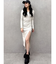 GD BACKクロスバインダーテレコロングワンピース