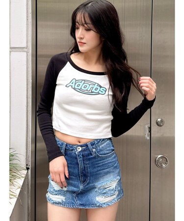 AdorbsラグランロンT