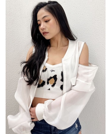 Gydaレオパードビスチェ