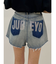 ハイウエストJUBEYO bijouデニムショートパンツ