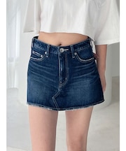 Vintageデニムスカートライクショートパンツ